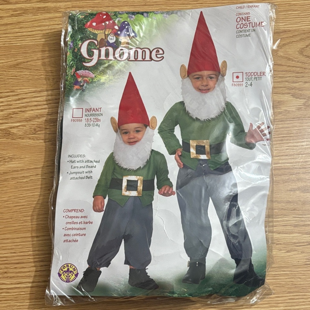 Gnome Toddler Costume